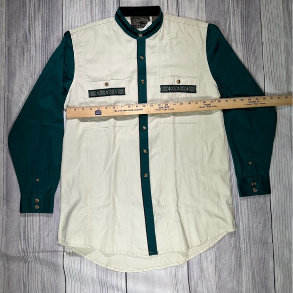 Spindle River Classics Western Button Down Color Blocking Rodeo Dress Shirt NWT - Picture 6 of 8